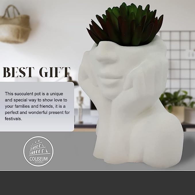 Head Planter Decorative Flower Pot | Home Decor | Halabh.com