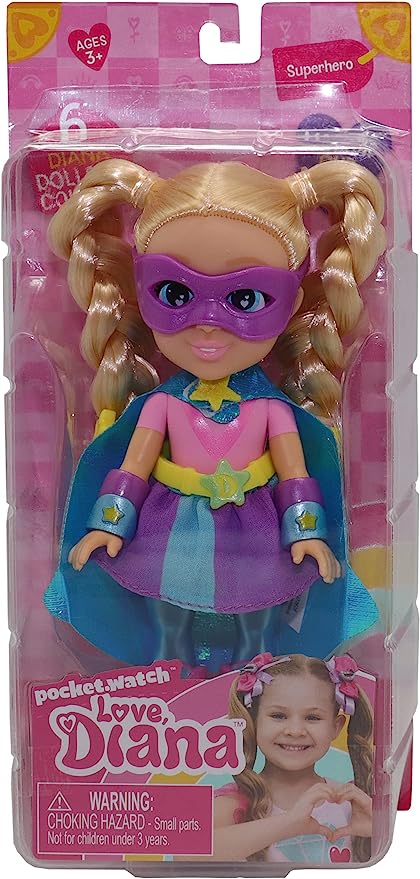 Headstart Love Diana Super Hero Doll | Size 6 Inch | Baby Toys and Gifts | Toys for Kids in Bahrain | Halabh