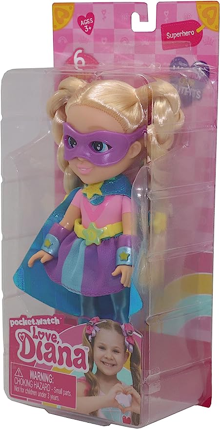 Headstart Love Diana Super Hero Doll | Size 6 Inch | Baby Toys and Gifts | Toys for Kids in Bahrain | Halabh