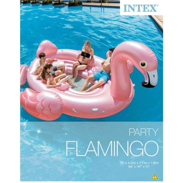 Intex Inflatable Flamingo Party Island | Swimming Accessories | Best Inflatable Kids Swimming Collections in Bahrain | Halabh.com