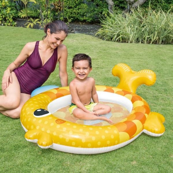 Intex Inflatable Friendly Goldfish Baby Pool | Buy Now | Swimming Accessories | Best Inflatable Pool In Bahrain | Halabh.com