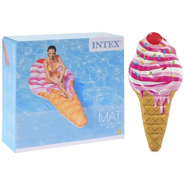 Intex Inflatable Ice Cream Swimming Mat | Best inflatable Mat in Bahrain | Swimming Accessories | Halabh.com