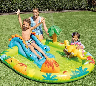 Intex Inflatable Pool Little Dino Playground | Swimming Accessories | Best inflatable Swimming Pool in Bahrain | Halabh.com