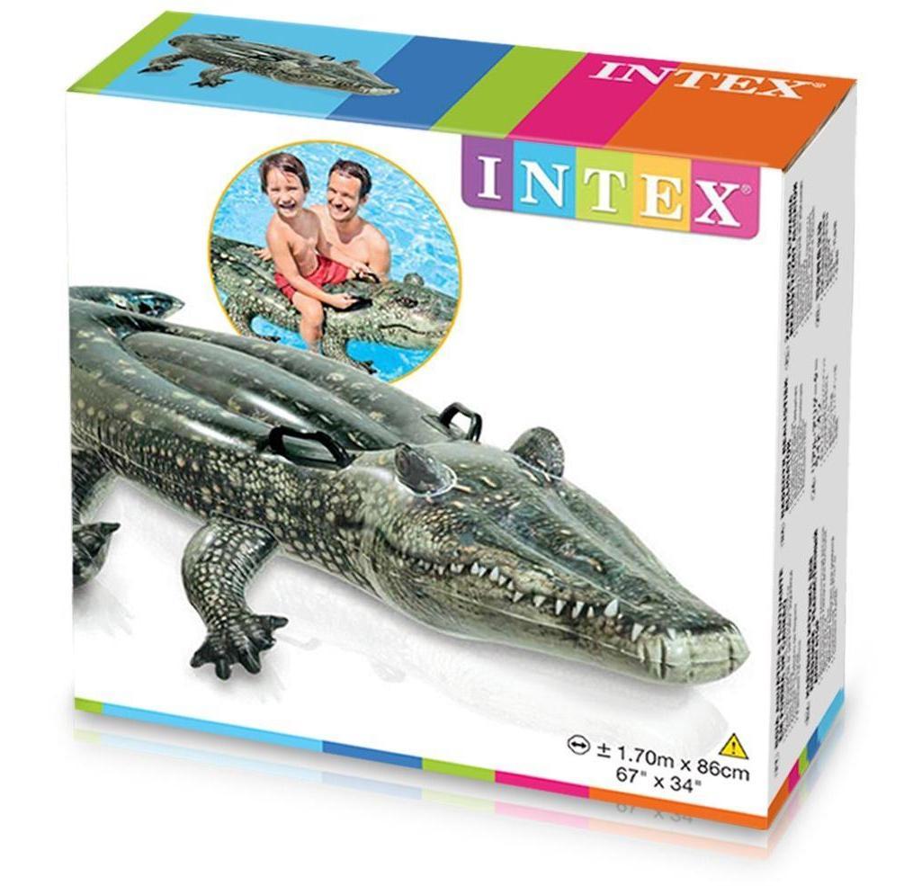 Intex Inflatable Ride On- Crocodile Float Pool | Best Inflatable Pool in Bahrain | Swimming Accessories | Halabh.com