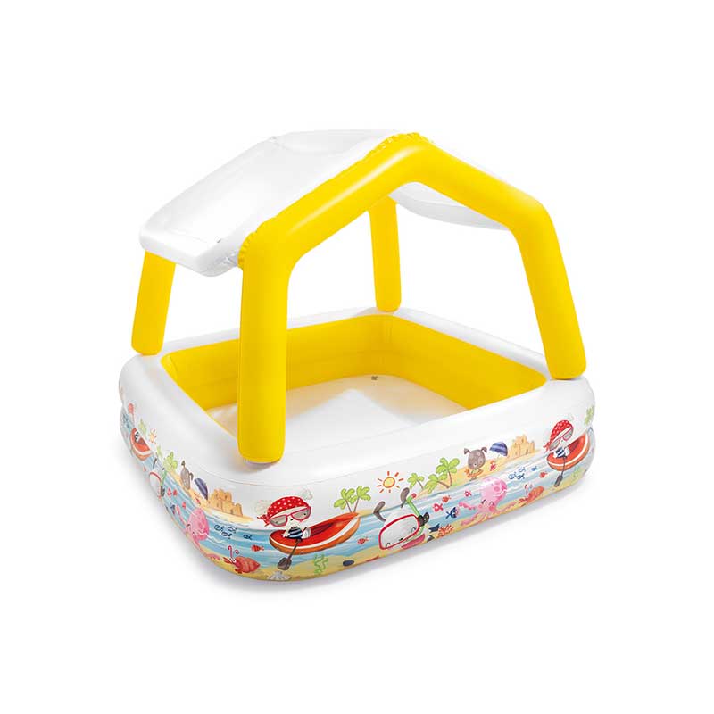 Intex Inflatable Sun Shade Paddling Pool for Kids | Swimming Accessories | Best Inflatable Pool in Bahrain | Halabh.com