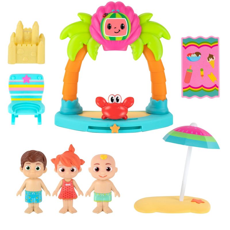 Jazwares Cocomelon Family Beach Time Fun Playset | Baby Toys and Gifts | Toys for Kids in Bahrain | Halabh