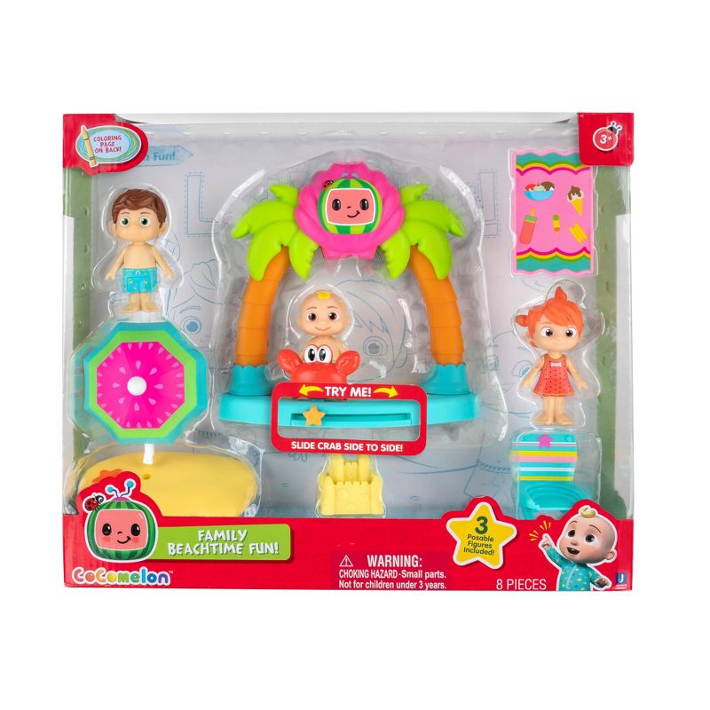 Jazwares Cocomelon Family Beach Time Fun Playset | Baby Toys and Gifts | Toys for Kids in Bahrain | Halabh