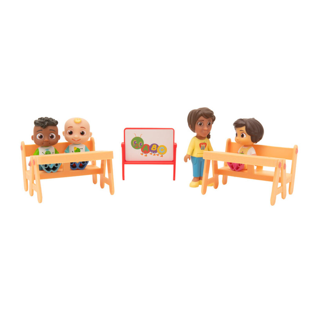 Jazwares Cocomelon School Time JJ and Friends Figures Multi Pack | Baby Toys and Gifts | Toys for Kids in Bahrain | Halabh