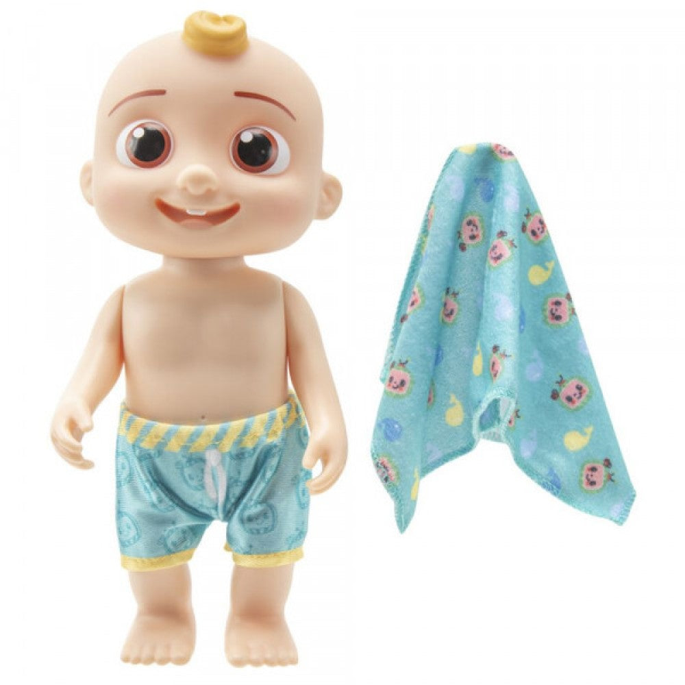 Jazwares Cocomelon Splish Splash JJ Doll With Shark Bath Squirter | CMW0306 | Baby Toys and Gifts | Toys for Kids in Bahrain | Halabh