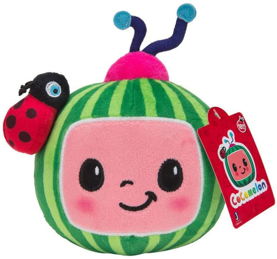 Jazwares Cocomelon Watermelon Little Plush Toy | Size 8 Inch | Baby Toys and Gifts | Toys for Kids in Bahrain | Halabh