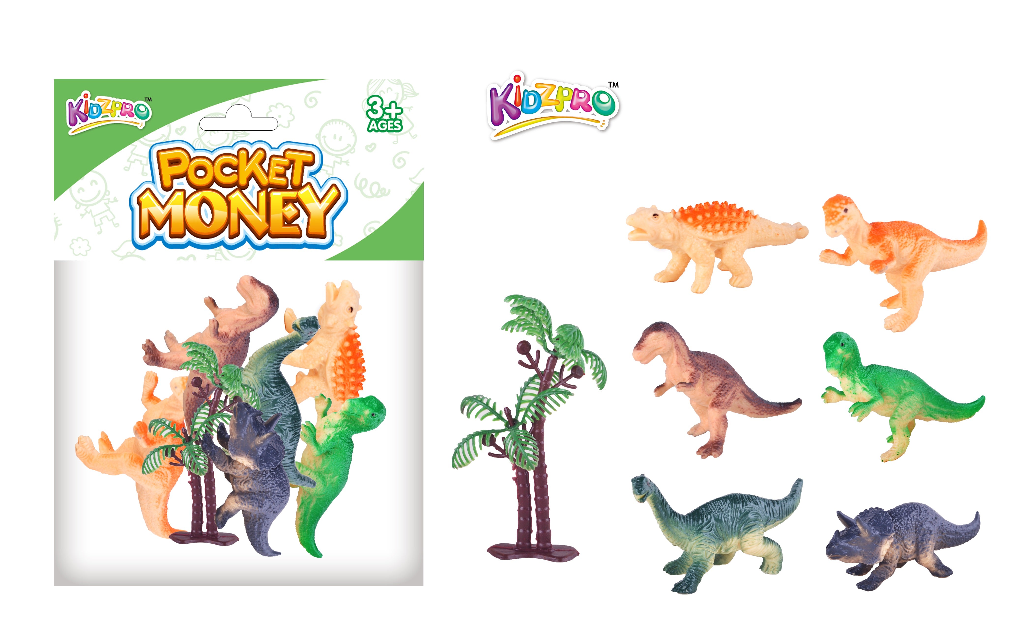 Kidzpro Animal Set Toys for Kids | 7 Pieces  | Baby Toys and Gifts | Toys for Kids in Bahrain | Halabh