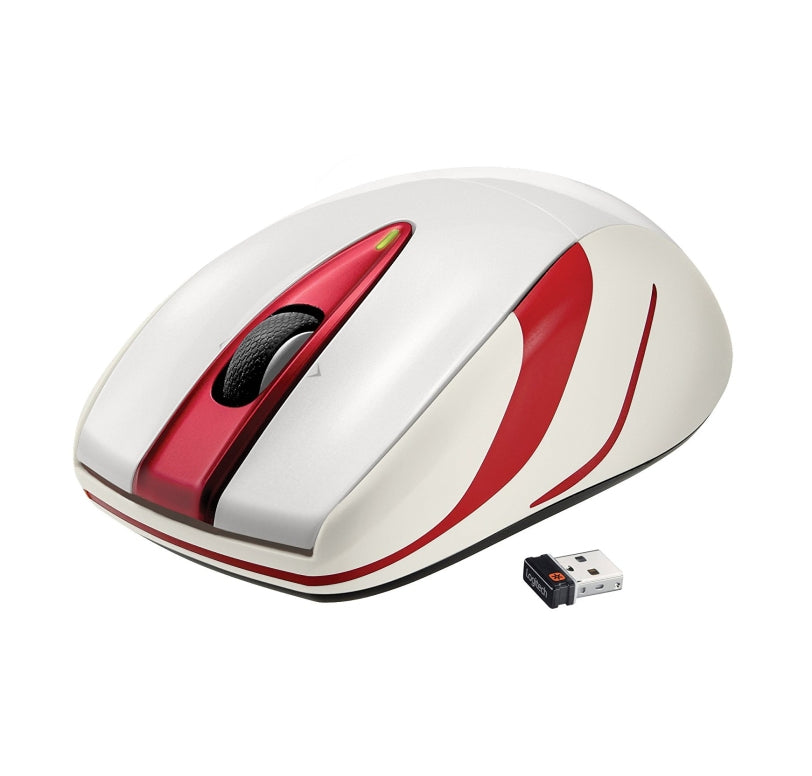 Buy Logitech M525 Wireless Mouse Red and White in Bahrain | Halabh