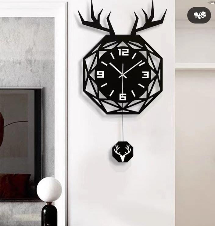 Luxury Net Red Fashion Wall Clocks | Home Decor | Halabh.com