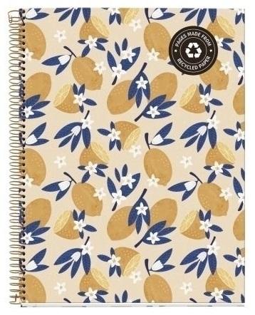 Miquelrius Notebook A4 Lemon Fruits | School Stationary | Halabh.com