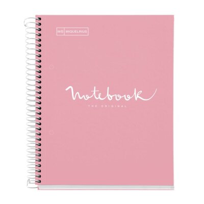 Miquelrius Notebook A5 90g 120sh Spiral Lines Emotions | School Stationary | Halabh.com