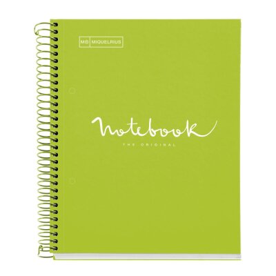 Miquelrius Notebook A5 90g 120sh Spiral Lines Emotions | School Stationary | Halabh.com