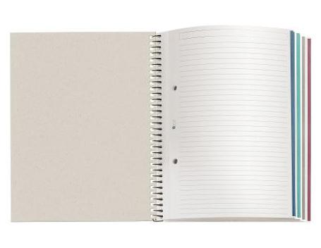 Miquelrius Pink Butterfly Spiral Notebook 120 Sheet | School Stationary | Halabh.com