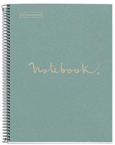 Miquelrius Recycled Eco Notebook A4 with Spiral 80 Sheets | School Stationary | Halabh.com