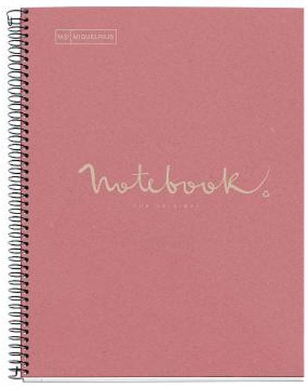 Miquelrius Recycled Eco Notebook A4 with Spiral 80 Sheets | School Stationary | Halabh.com