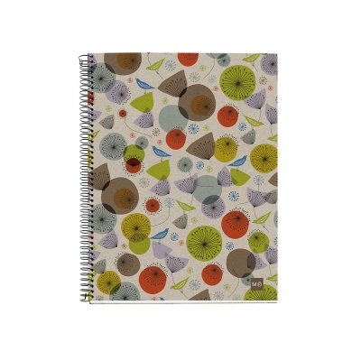 Miquelrius Recycled Notebook A5 80g 120 Sheet Spiral Hor Ecobirds | School Stationary | Halabh.com