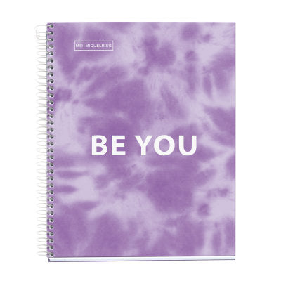 Miquerlius College Block A5 90g 120L Tie-Dye Lavender Color Line | School Stationary | Halabh.com