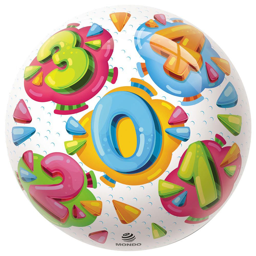 Mondo Numbers Bio Ball | 23cm | Baby Toys and Gifts | Toys for Kids in Bahrain | Halabh