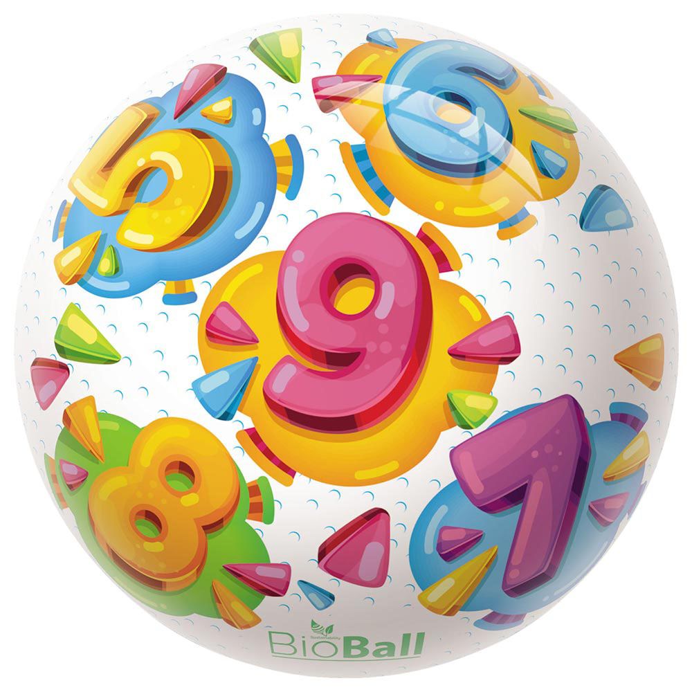 Mondo Numbers Bio Ball | 23cm | Baby Toys and Gifts | Toys for Kids in Bahrain | Halabh