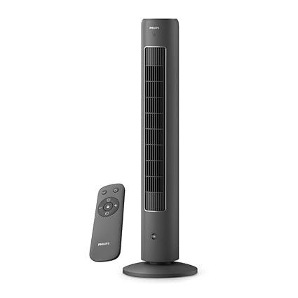 Philips Bladeless Technology Tower Fan Black | Home Appliances & Electronics | Best Tower Fan in Bahrain | Halabh.com