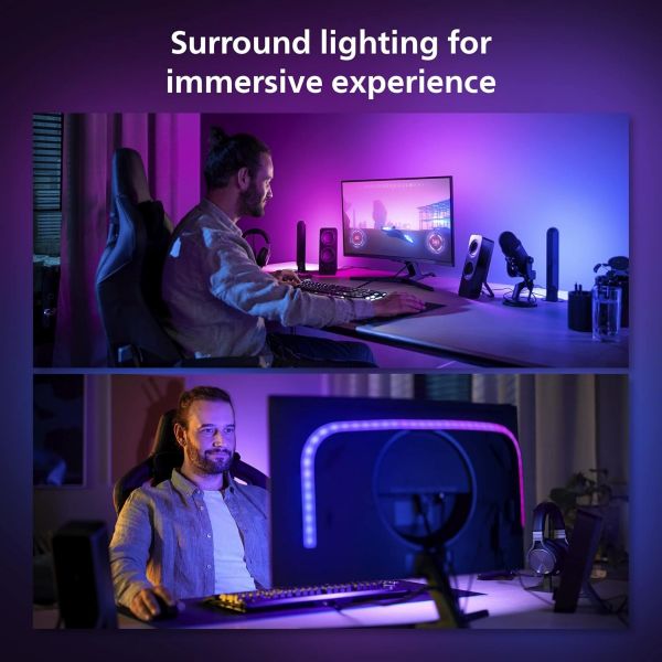 Philips Hue Play Gradient PC Light Strip | Home Decoration Appliances | Best Décor Lighting in Bahrain | Halabh.com