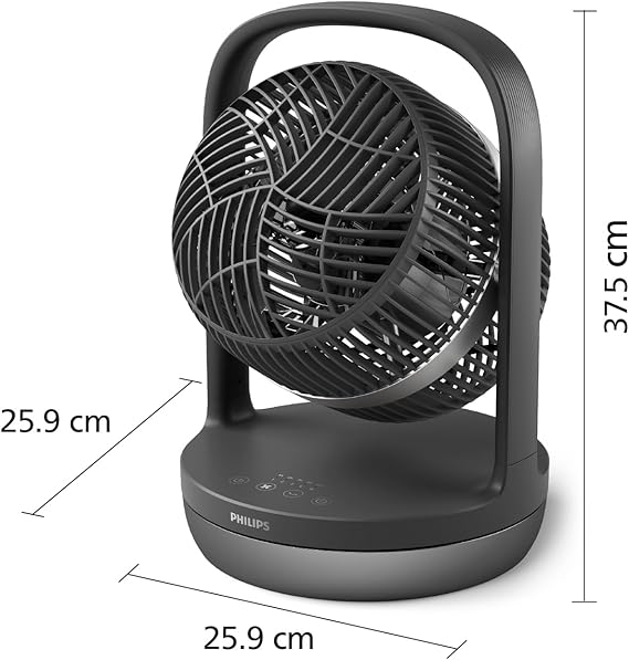 Philips Oscillating Table Fan 3000 Series Black | Best Tables Fans in Bahrain | Home Appliances & Electronics | Halabh.com