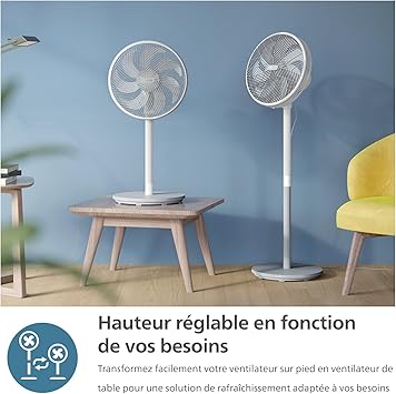 Philips Pedestal Fan 2000 Series White | Best Pedestal Fan in Bahrain | Home Appliances & Electronics | Halabh.com