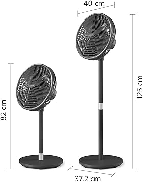 Philips Smart Pedestal Fan 3000 Series  Black | Best Pedestal Fan in Bahrain | Home Appliances & Electronics | Halabh.com