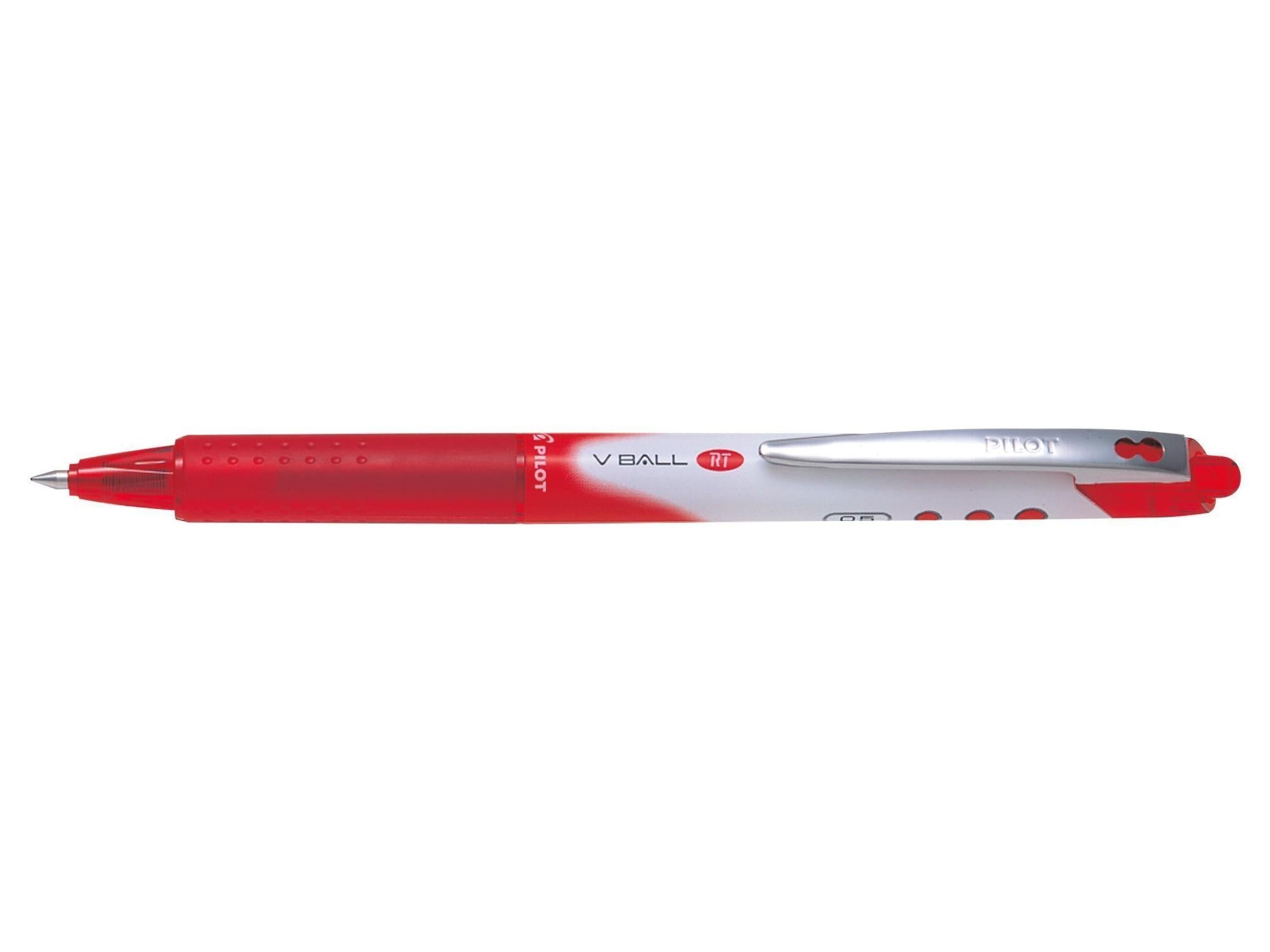 Pilot V Ball RT Roll Pen | Color Red | Best Office Supplies & Stationery in Bahrain | Halabh