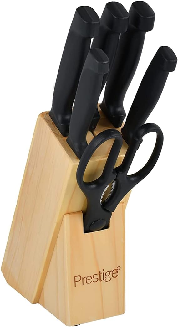 Prestige 7 Pieces Knife Block Set | Kitchen Appliances | Kitchen & Dinning | Best Knife Set in Bahrain | Halabh.com