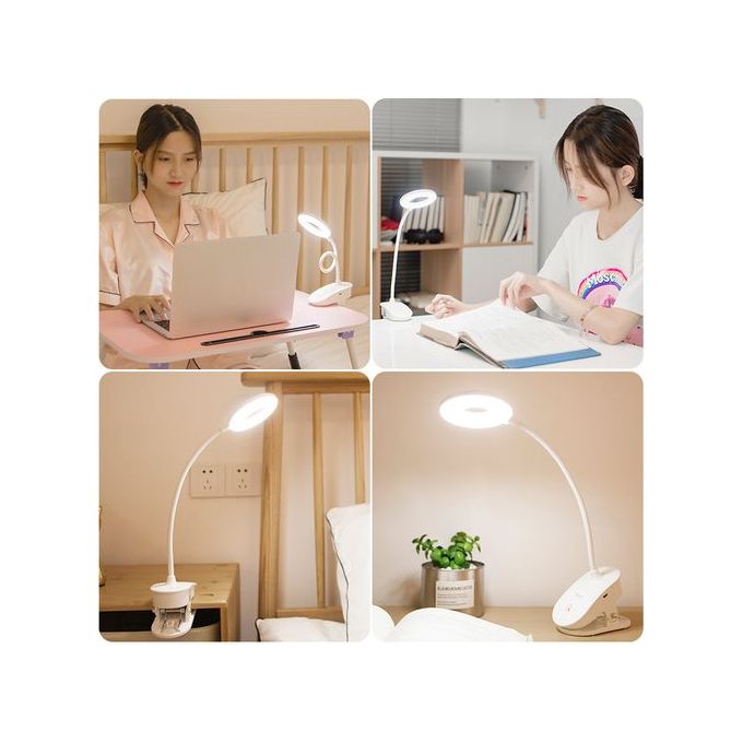 Qiao Shun Led Table Lamp White - QS-1315