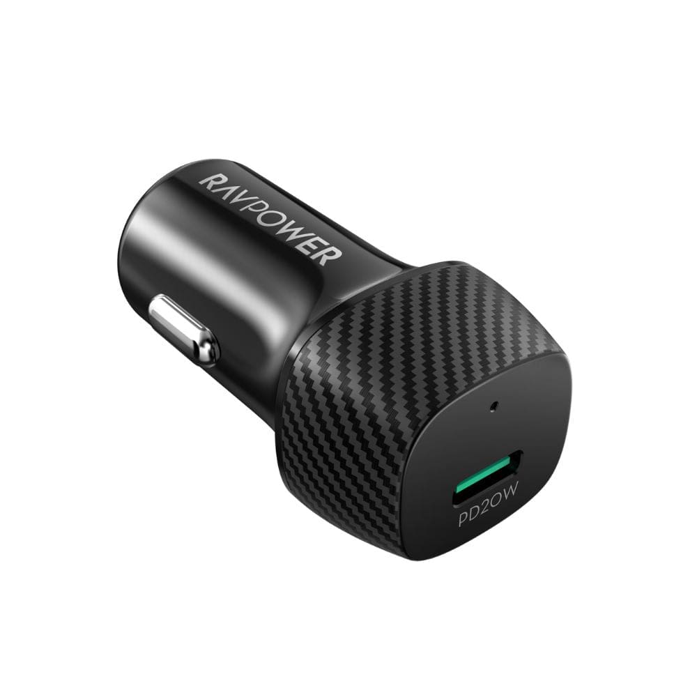 RAVPower Car Charger 1C 20W | Best Car Chargers in Bahrain | Car Chargers & Accessories | Halabh.com