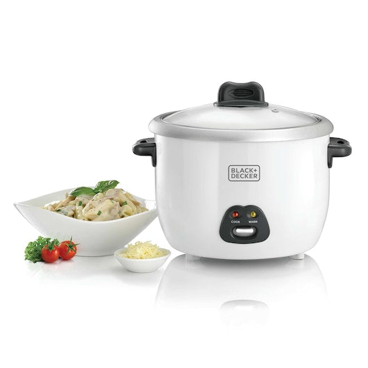 Black & Decker Rice Cooker 1.8Ltr White