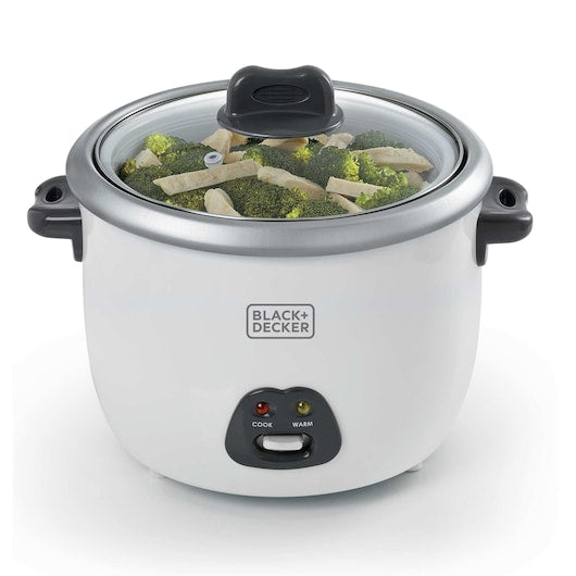 Black & Decker Rice Cooker 1.8Ltr White