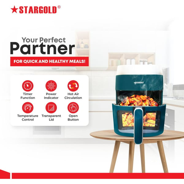 Shop STARGOLD Air Fryer Healthy and Crispy | Touchscreen Control | Halabh 