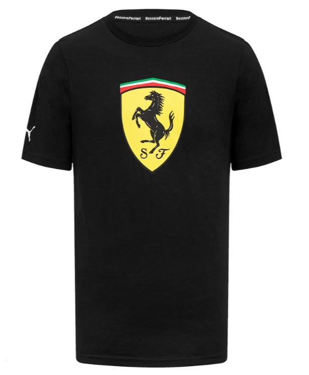 Scuderia Ferrari Large Shield Tee Men | Men's Clothing | Halabh.com