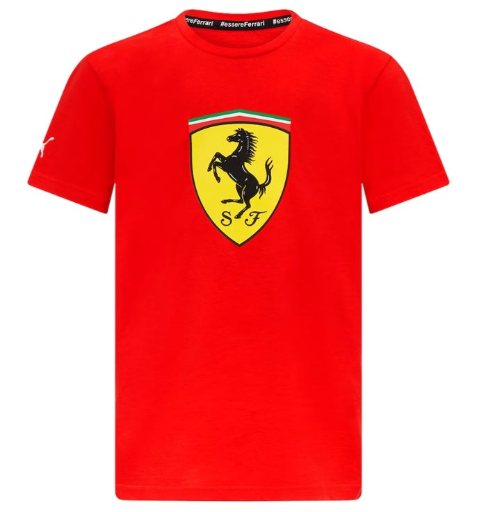 Scuderia Ferrari Large Shield Tee Men | Men's Clothing | Halabh.com