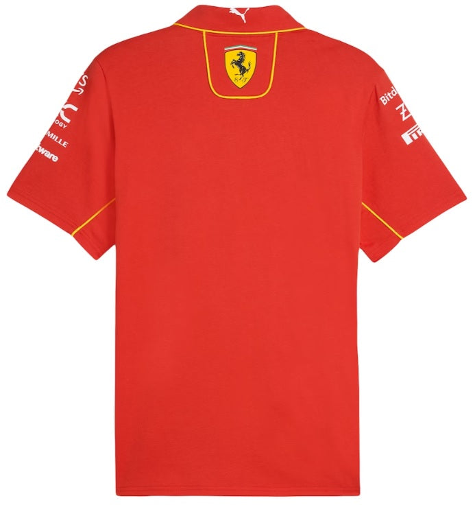 Scuderia Ferrari Team Men's Polo | Men's Clothing | Halabh.com