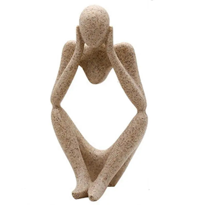 Sculpture Abstract Thinker Statue Rsin Figurine | Home Decor | Halabh.com