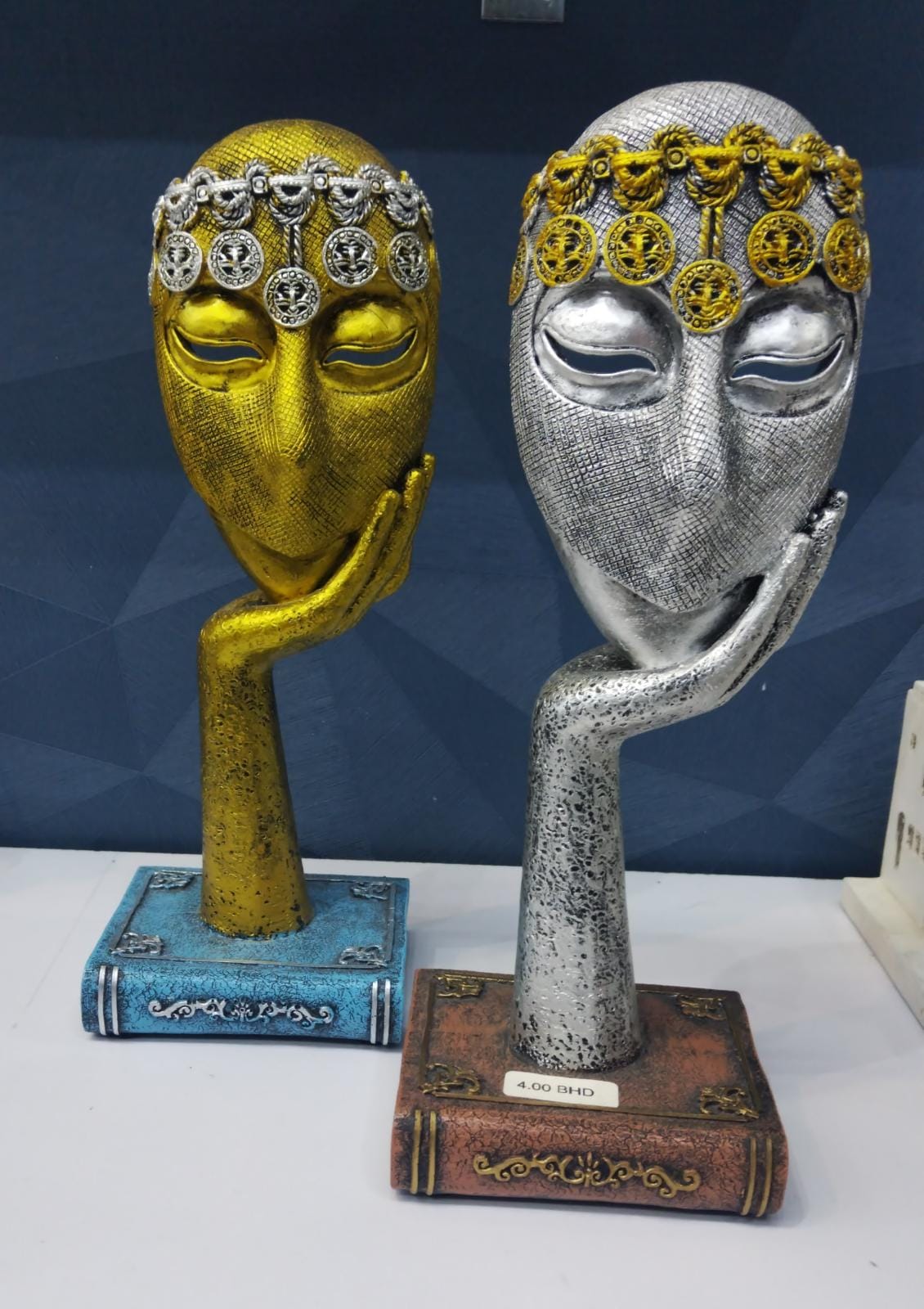 Sculpture Abstract Women Face Art Statues