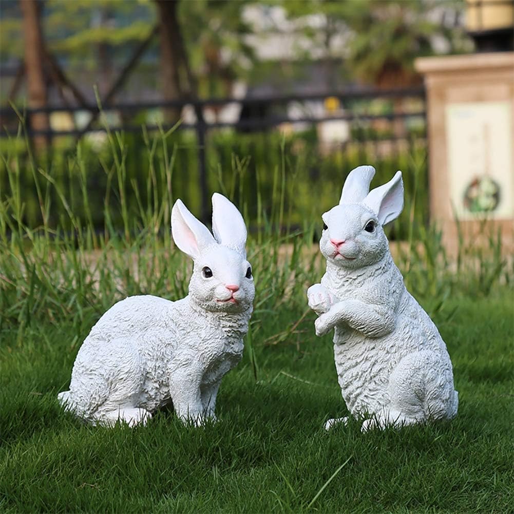 Sculpture Creative Resin Cute Simulation Rabbit | Home Decor | Halabh.com