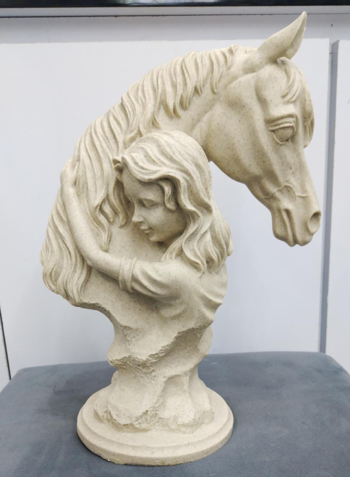 Sculpture Horse Bust Hug Goddess Statue | Home Decor | Halabh.com