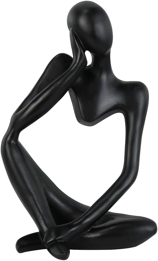 Sculpture Thinker Resin Abstract Statue | Home Decor | Halabh.com