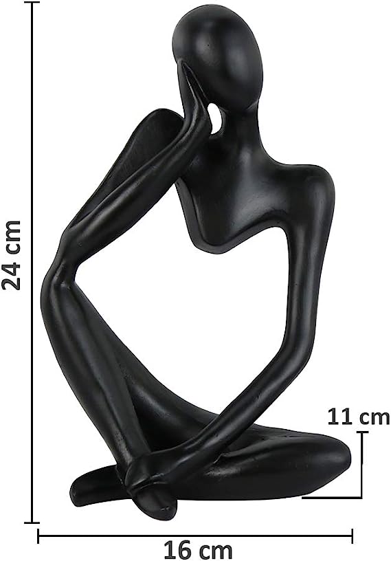 Sculpture Thinker Resin Abstract Statue | Home Decor | Halabh.com