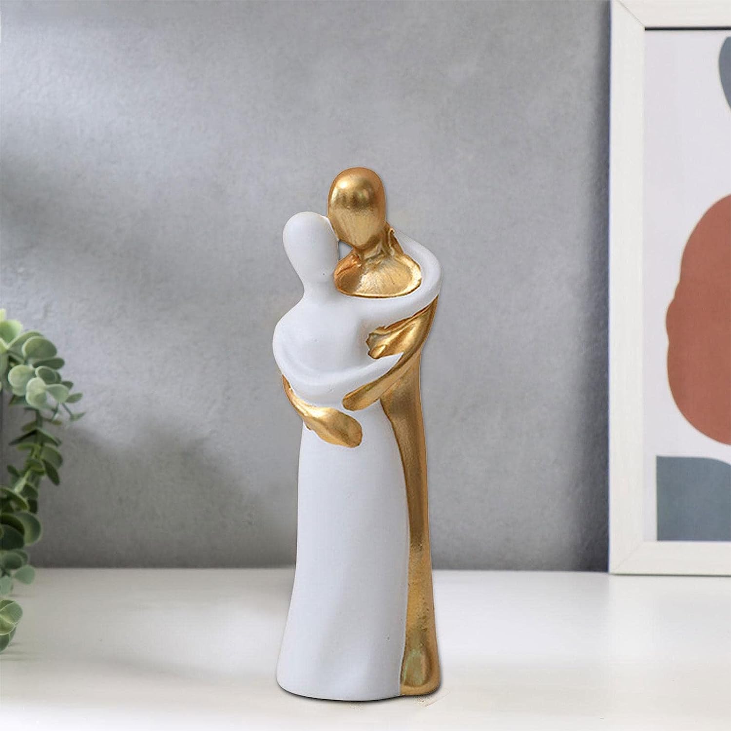 Sculptures Hand Painted Romantic Love Statue | Home Decor | Halabh.com