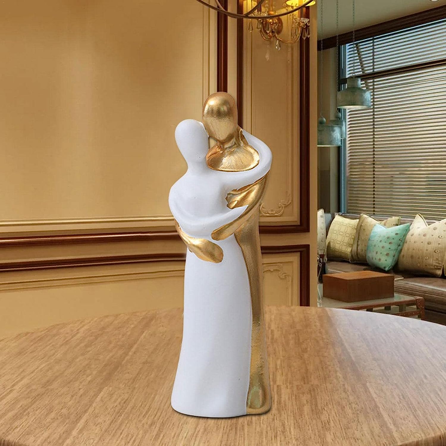 Sculptures Hand Painted Romantic Love Statue | Home Decor | Halabh.com